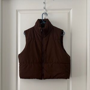 SHEIN Chocolate Brown Vest